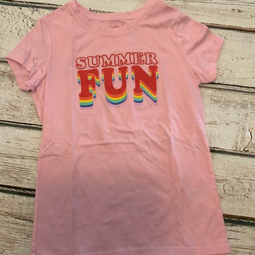 Cat and Jack Target Summer Fun T-Shirt‎ 7/8